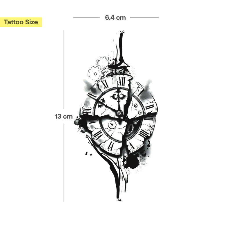 Tatuaje Reloj roto