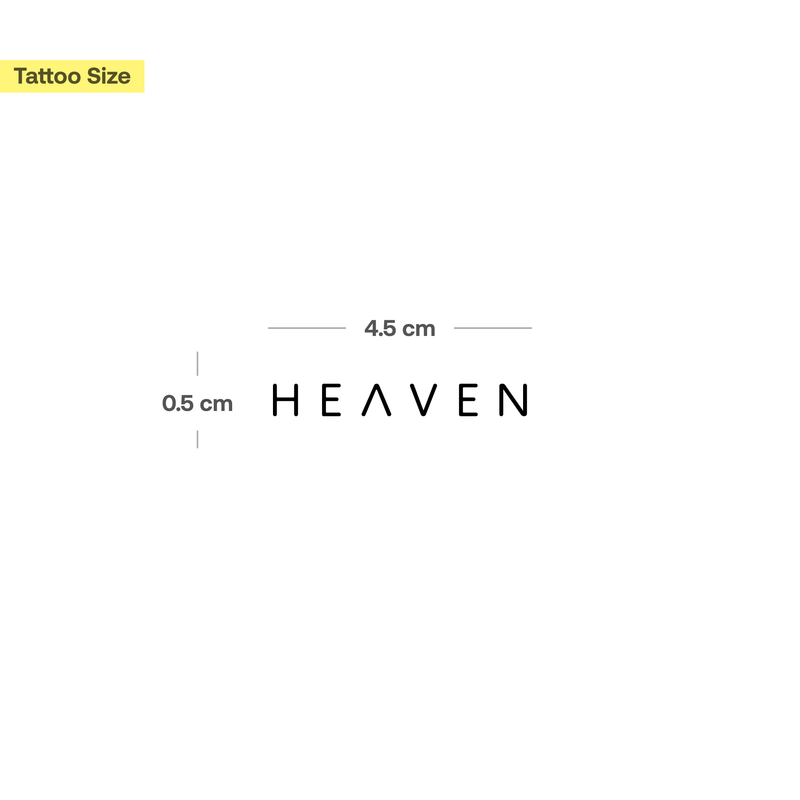tatuaje Balance & Heaven - Pack Doble