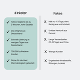 Tatuaje "Believe in yourself"