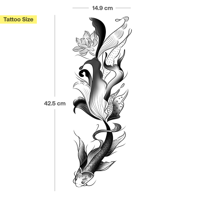 Tatuaje Manga Río del Loto