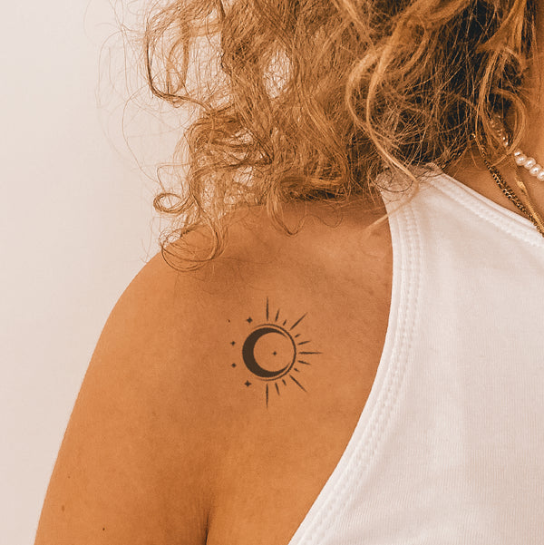 Tatuaje Luna/Sol/Estrellas