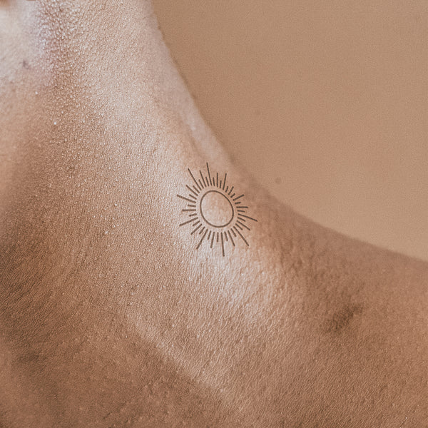 Tatuaje Sol de Líneas