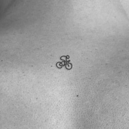 Tatuaje Bicicleta y Ciclista
