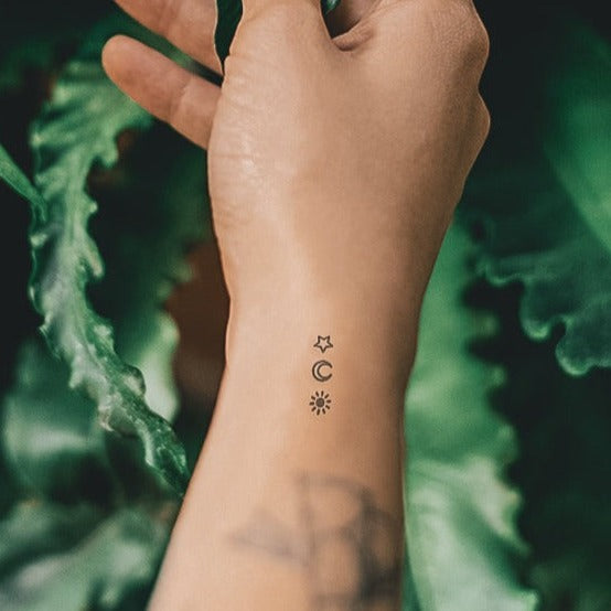 Tatuaje Estrella, Luna y Sol III