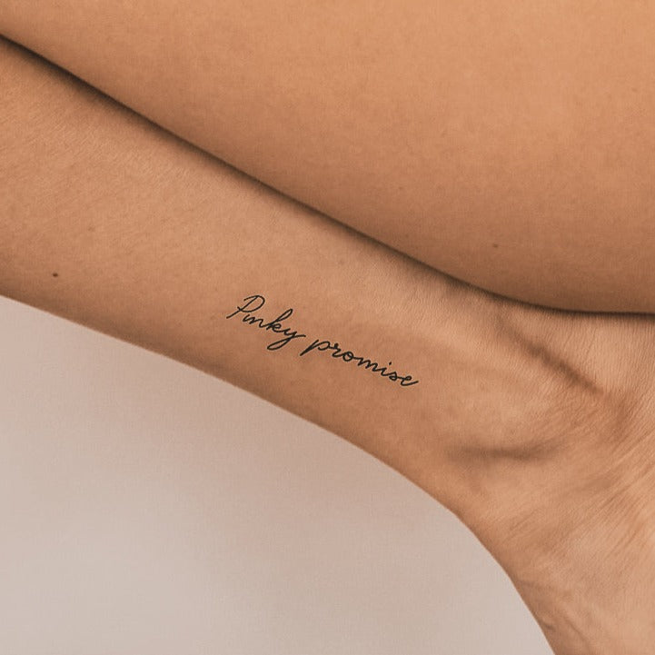 Tatuaje Pinky Promise