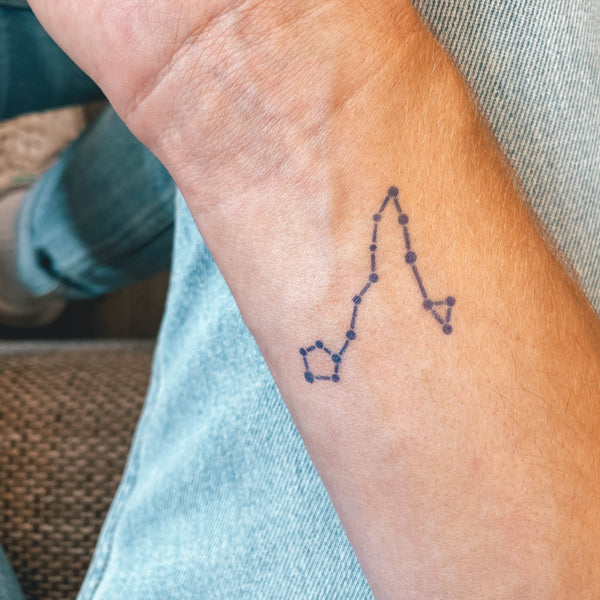 Tatuaje Constelación Piscis