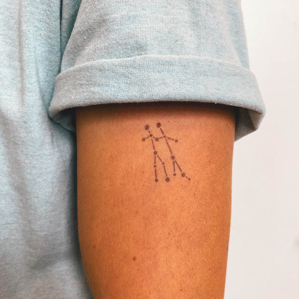 Tatuaje Constelación Géminis